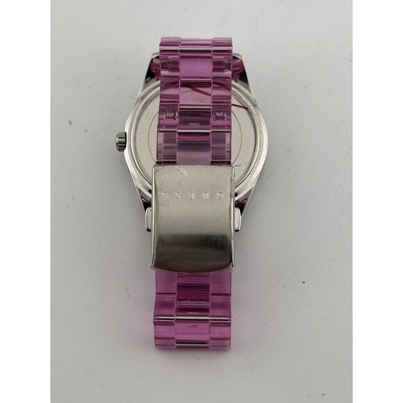 GUESS Women's Watch W85092L2 Pink Plastic Dial Quartz 35mm Water Resistant - Picture 4 of 5